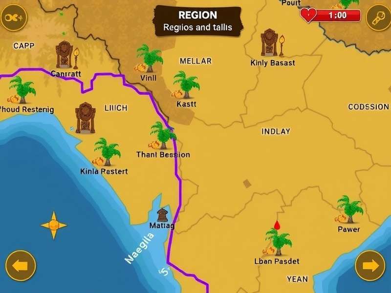 Indian Spice Cumin Quest Region Map